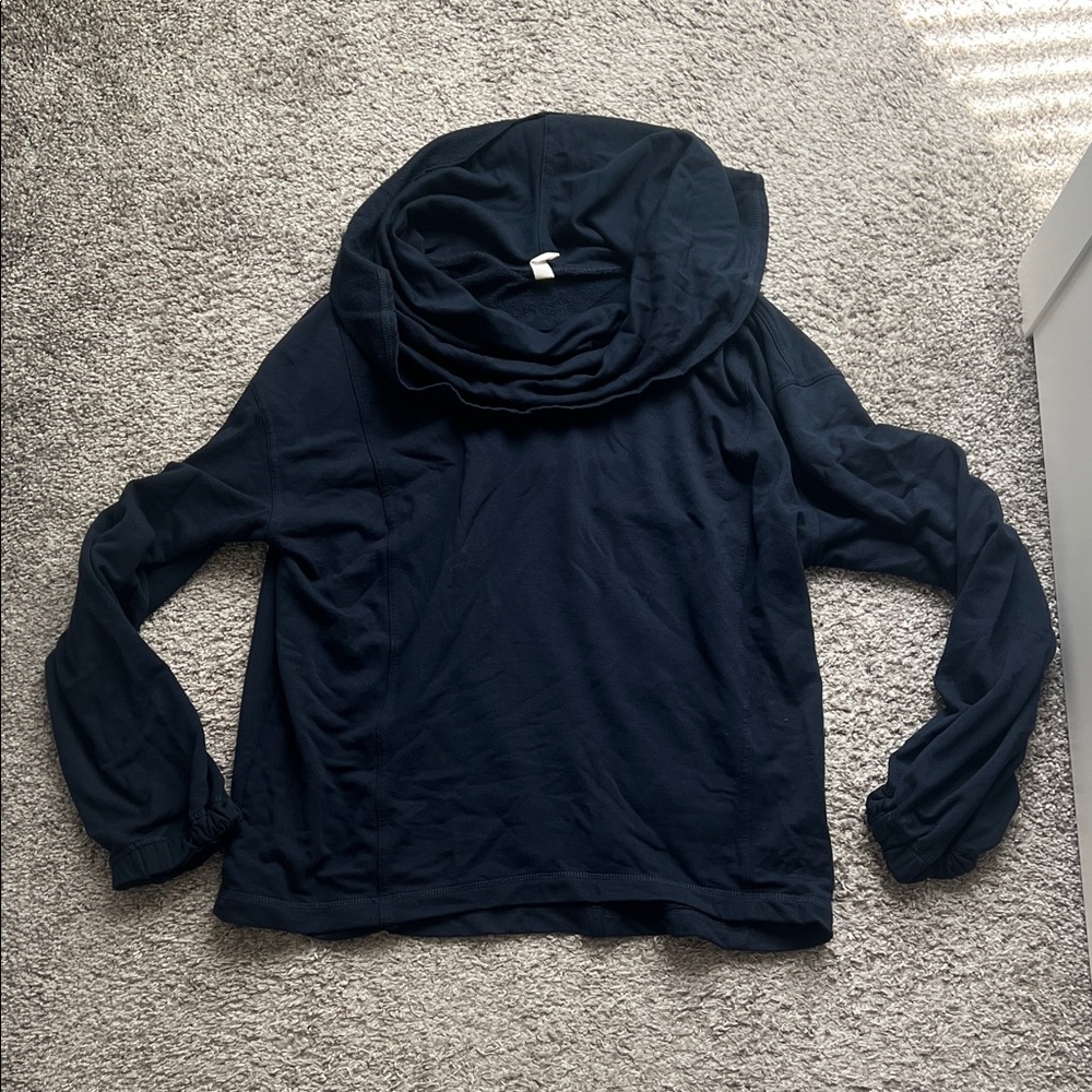 Anthropologie Navy Blue Hoodie